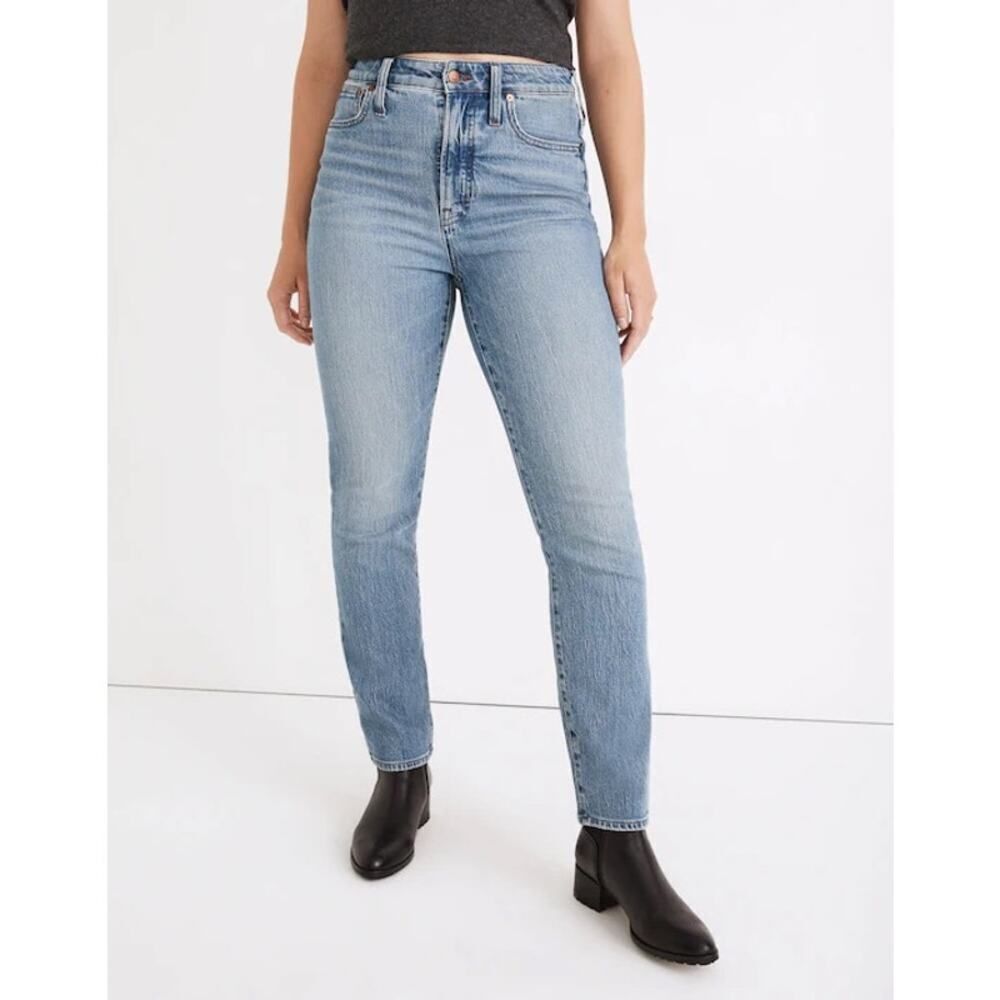 Madewell The Curvy Perfect Vintage Jean in Banner Wash - Size: 27